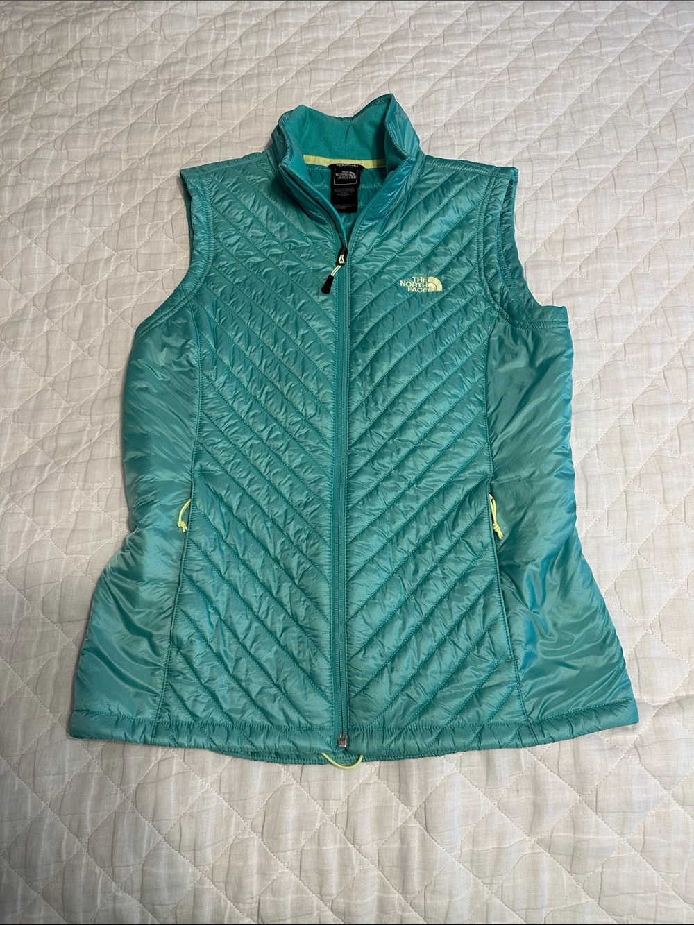 The North Face Women's Teal Quilted Insulated Vest